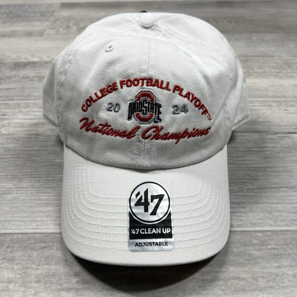 '47‎ Brand Ohio State Buckeyes 2024 National Champions White Hat Playoff CFP NEW